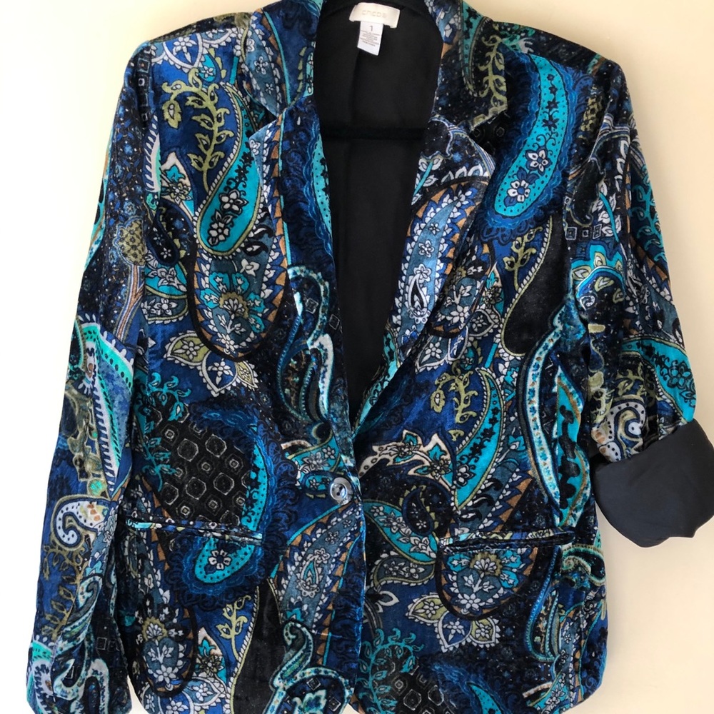 Beautiful velour jacket. - Picture 1 of 3